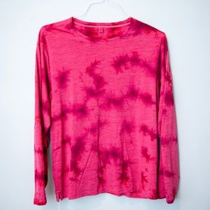 Lululemon Lab Wool Blend Tie Dye Long Sleeve Shirt